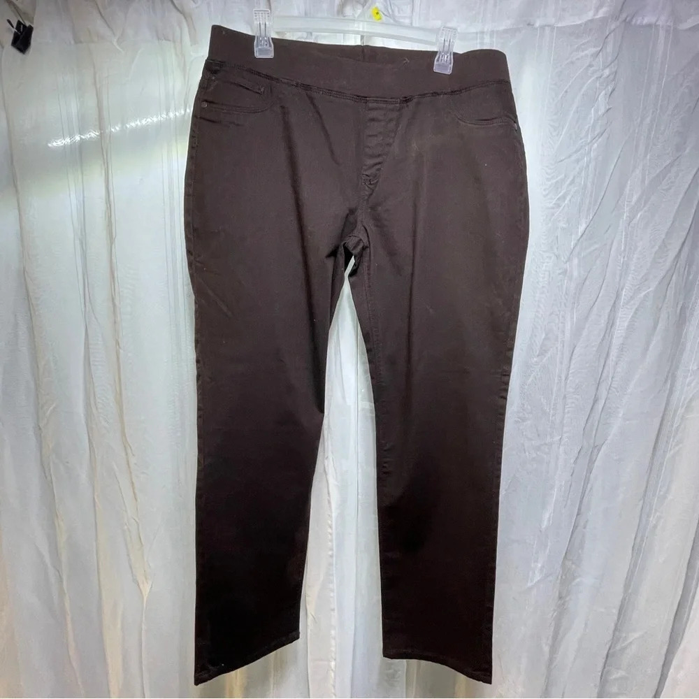 Nwt Contemporary Slim 16x30 Denver Hayes Pants Burgundy